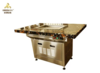 Marble Table Top Small Mobile Commercial Hibachi Grill For Outdoor Kitchen