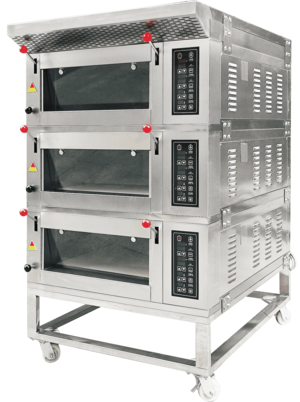 3 Three Decks 6 Trays Electric Bread Baking Oven