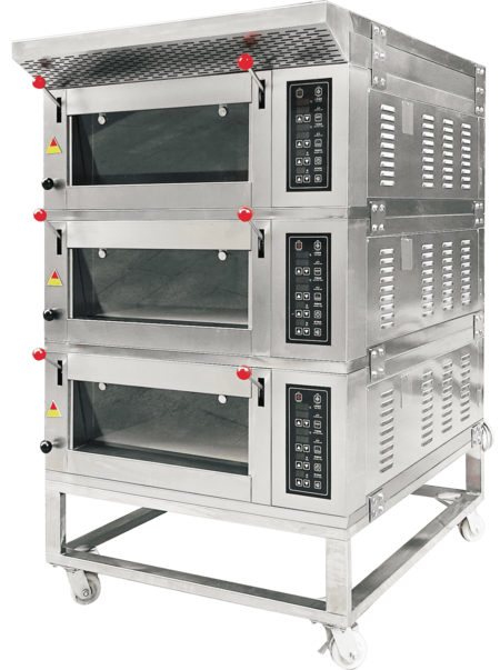 3 Three Decks 6 Trays Electric Bread Baking Oven