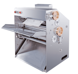 Pizza dough pressing machine