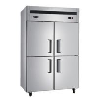 Upright Four small doors refrigerator