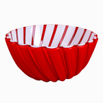 New item double color salad mixing bowl two-tone fruit bowl