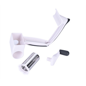 Hot selling Kitchen Manual Vegetable Rotary Drum Grater Stainless Steel Hand Mini Cheese Butter Grater