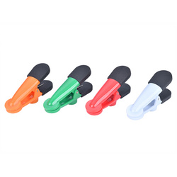 4PCS plastic PS Sealing Clips for Kitchen, Seal Sealing Bag Clips with TPR