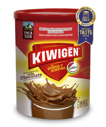 Kiwigen chocolate flavor Instant Beverage. INCASUR