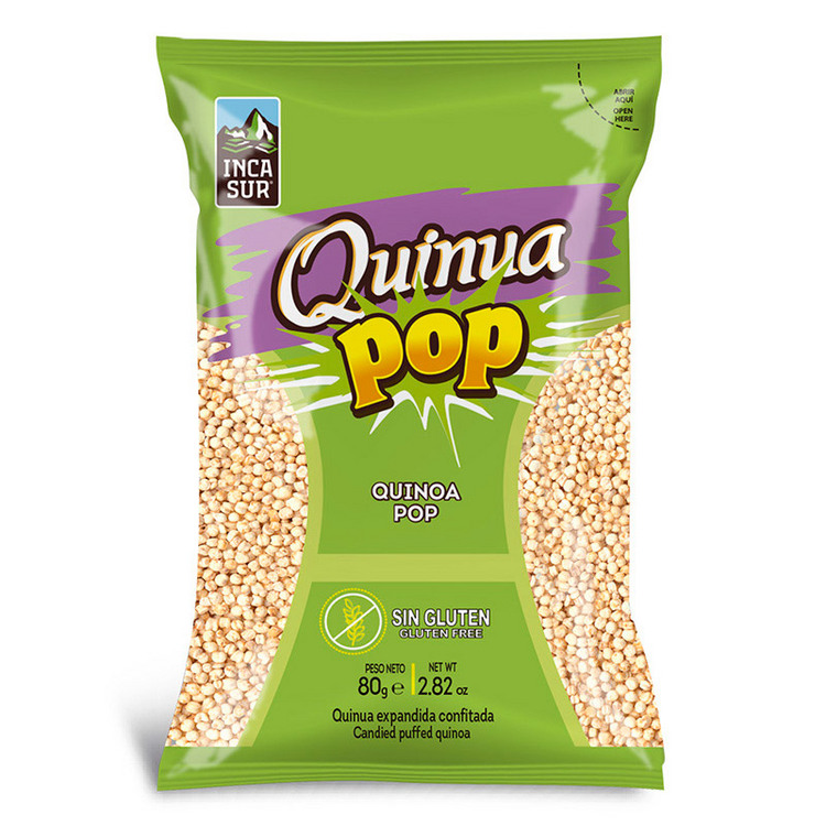 Candied Puffed Quinoa. INCASUR