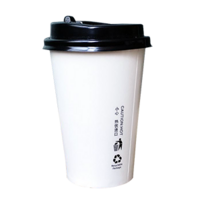 Pure white 2 side coated paper cup