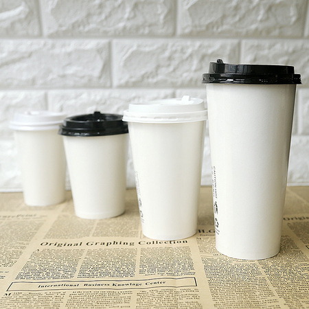 Pure white 2 side coated paper cup