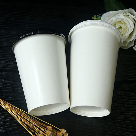 Pure white 2 side coated paper cup