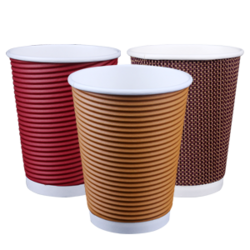 High-end ripple paper cup