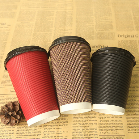 High-end ripple paper cup
