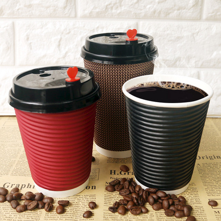 High-end ripple paper cup