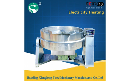 Tiltable Beneath Mixing Cooking Kettle(Electricity Heating)