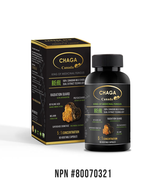 Canada Gem Real • Dual Extracted Canadian Wild Chaga Capsules