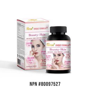 Real • Unique Beauty Skin 25+ (Brightening & Moisturizing Capsules)