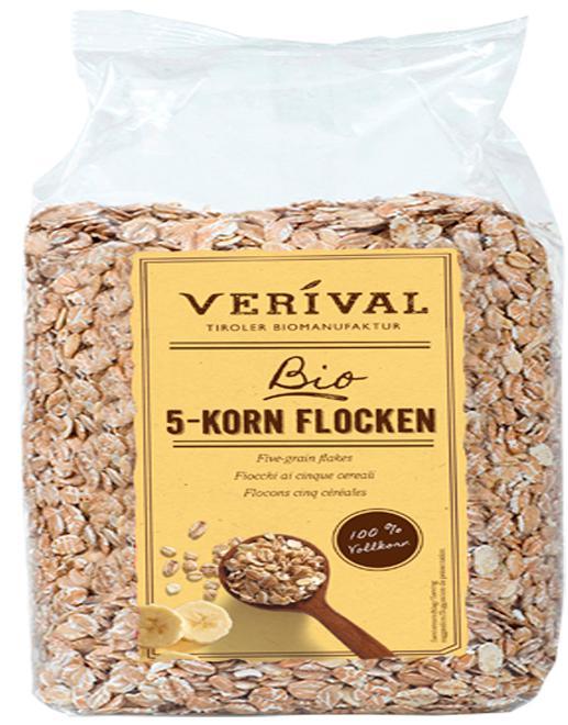 Five grain flakes