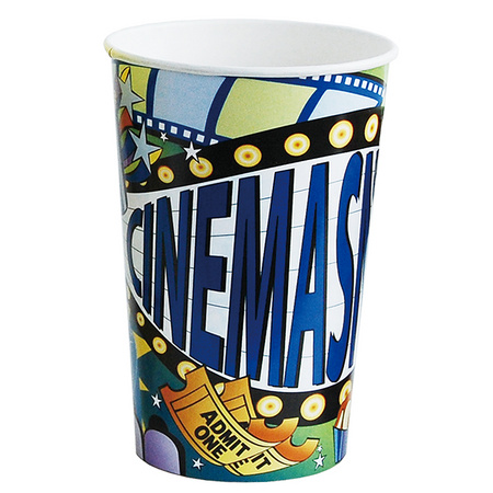 Thicken anti-ironing disposable skewer cinema paper bucket paper cup popcorn bucket