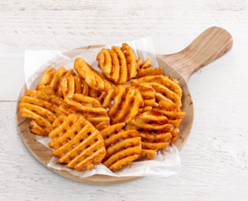 Seasoned waffle cut fries