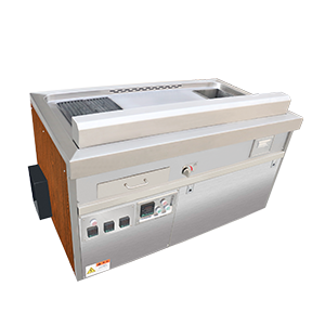 Special teppany equipment for steak