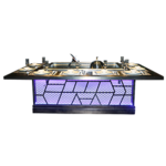 Rectangular iron plate burning equipment