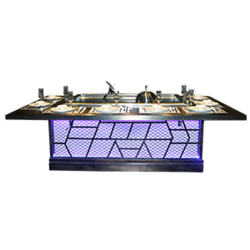 Rectangular iron plate burning equipment