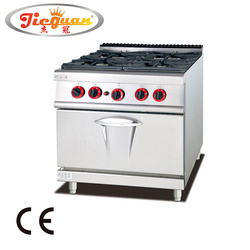 gas range with 4-burner & gas oven