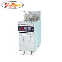 Electric 1-tank 1-basket fryer with timer