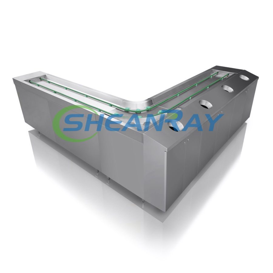 Cord-type tray conveyor