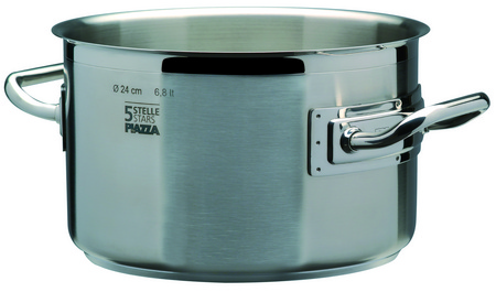 PIAZZA Stainless Steel Deep Cookpot  - 5 Stars Collection - diametre 20 cm