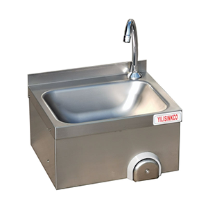 Knee Operated Stainless steel Wash Sink