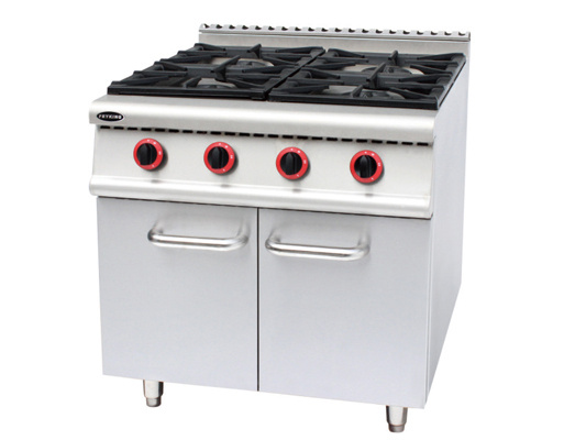 Gas Range With 4-Burner With Cabinet