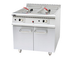 Gas 2-Tank Fryer (2-Basket) With Cabinet UL-GZL-2