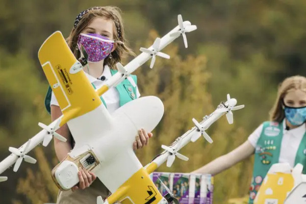 Virginia Girl Scouts are using a drone delivery service to dispatch cookies