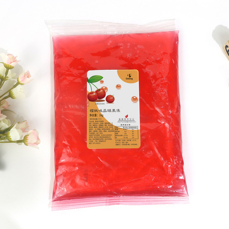 Cherry-flavored Agar Jelly