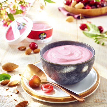 Cherry Almond Based Yogurt