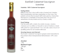 伊斯戴尔赤霞珠红冰酒