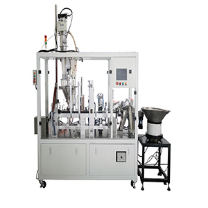 Linear filling sealing capping machine