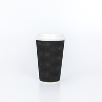 Corrugated paper cups