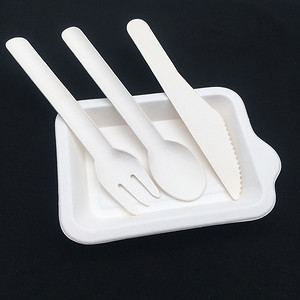 Paper knife, fork and spoon