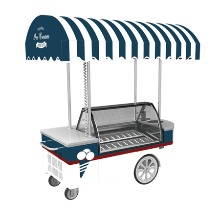 Ice cream display case ICE CART12