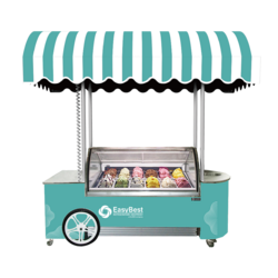 Ice cream display case ICE CART SUNNY