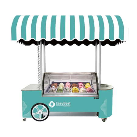 Ice cream display case ICE CART SUNNY