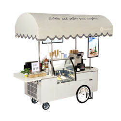Ice cream display case ice cart5