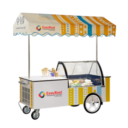 Ice cream display case GELATO CART10