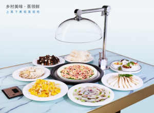 Cantilever automatic lifting steam energy cooker