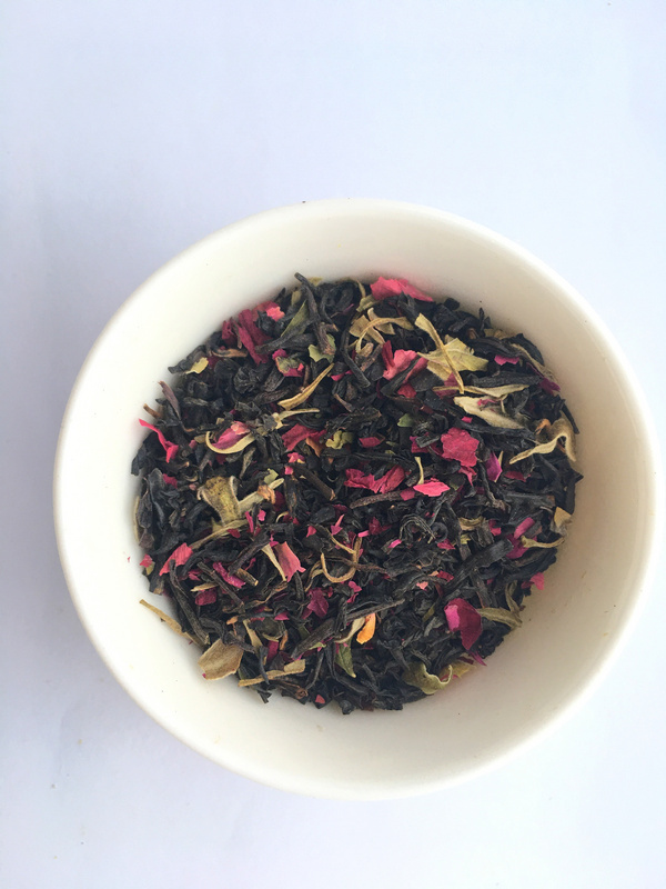 Rose black tea