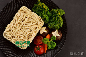 round udon noodles