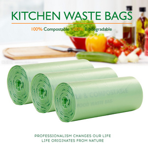 Compostable kitchen waste bags