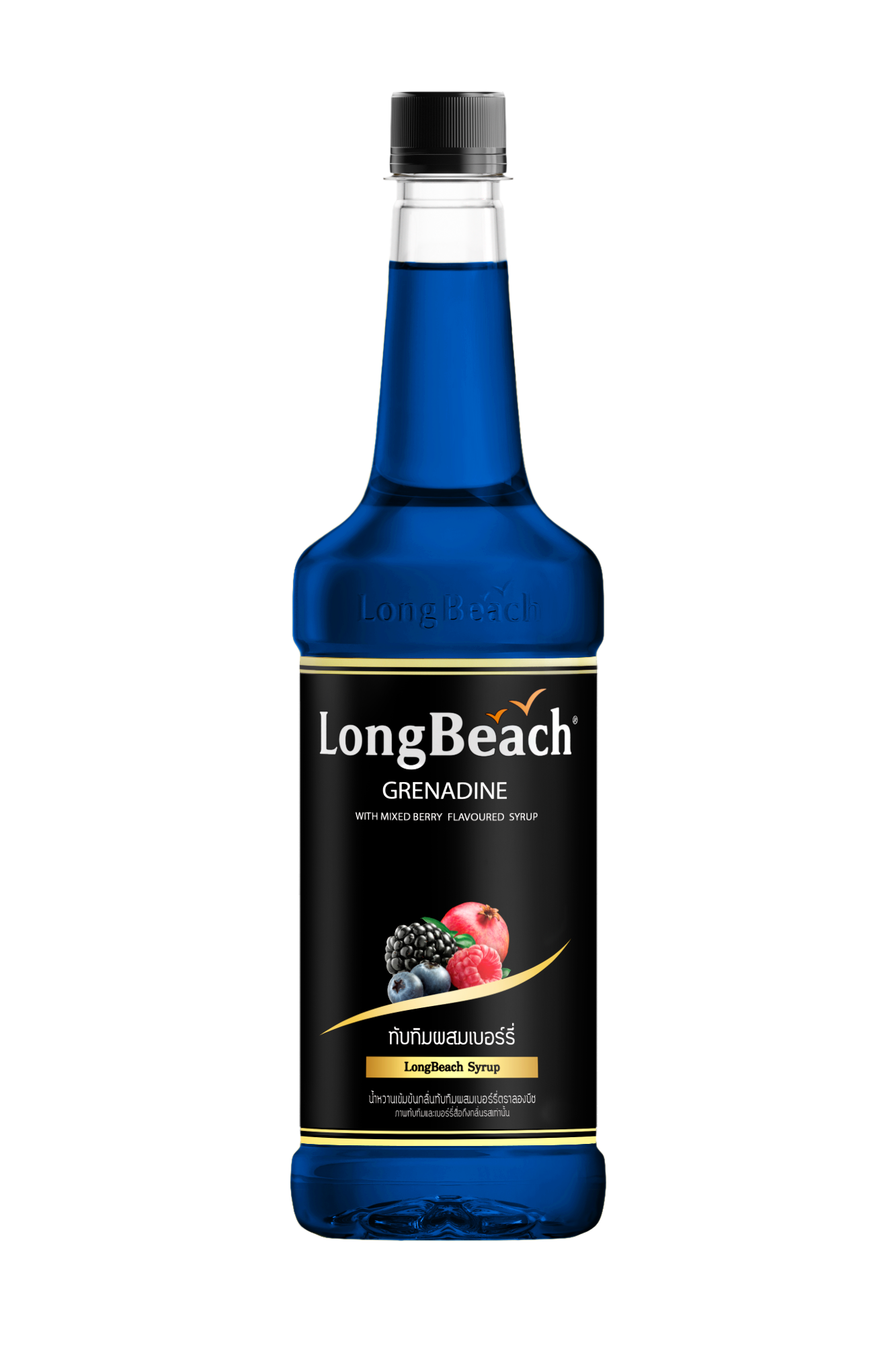 LongBeach Grenadine with Mixed Berries Syrup 740 ml.