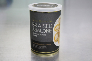 Canned abalone in brine